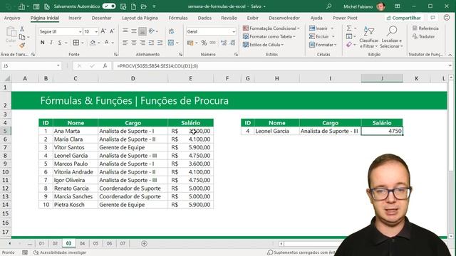Fórmulas de Procura de Dados no Excel | ProcV e BDExtrair смотреть онлайн