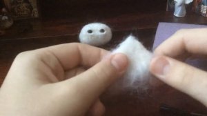 МК котик .Сухое валяние.Ушки.Выпуск 4.