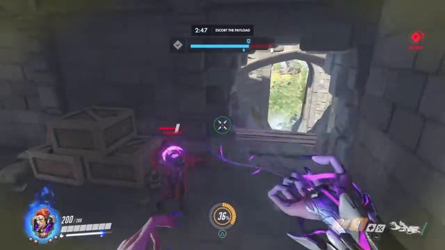 Overwatch (PS4) - Hunting the Widowmaker as Moira смотреть онлайн