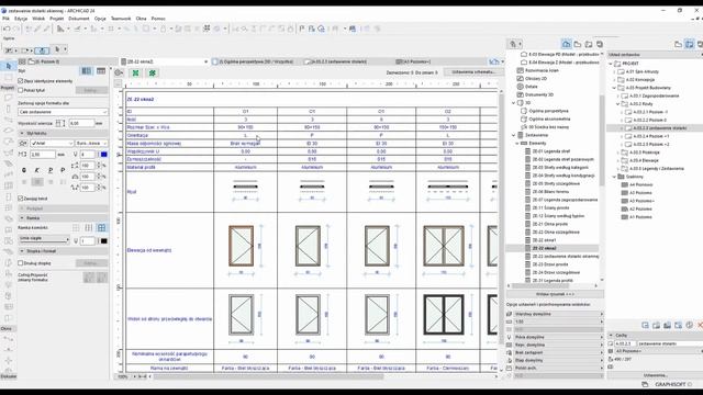 Zestawienie stolarki okiennej w Archicadzie [tutorial] смотреть онлайн