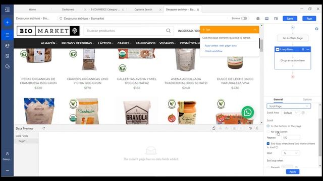 How to deal with pagination with infinite scroll?| Parse with Octoparse in 3 minutes смотреть онлайн