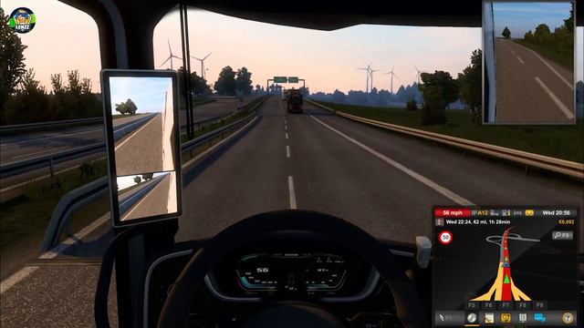 Driving 30 Wheeler Trailer to Deliver Goods in Romania - Euro truck Simulator 2 смотреть онлайн