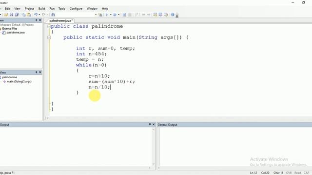 Program to check Palindrome Number in Java | Java Tutorial смотреть онлайн