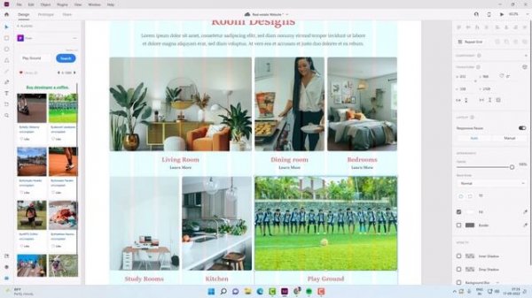 Real Estate Website UI Design with Adobe XD \ Website UI Design \ Website UI Design in Adobe XD