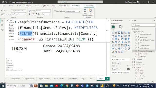 DAY2 FILTER FUNCTIONS IN POWER BI #dax #powerbi #powerbitraining #powerbidesktop смотреть онлайн