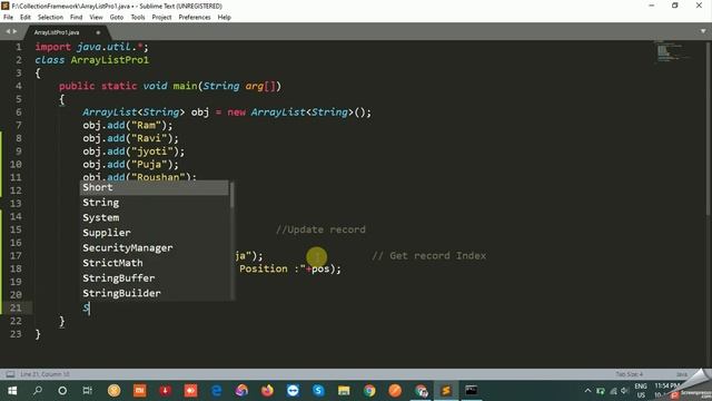 #1.3 Java Collections Framework in Hindi | ArrayList with Example Part-2 смотреть онлайн
