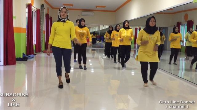 Iko Iko Samba Line Dance _ Choreo by Chika Hapsari & Roosamekto Mamek ( d'ULD Bekasi - INA ) смотреть онлайн