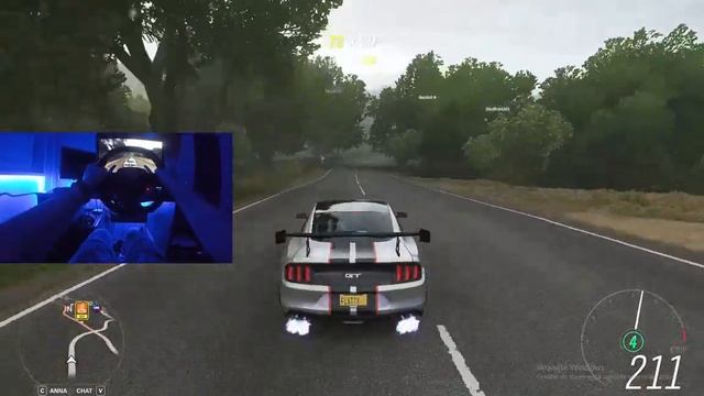 Forza Horizon 4 - FORD MUSTANG GT 2018 GAMEPLAY Thrustmaster T80 Ferrari 488 GTB Edition смотреть онлайн