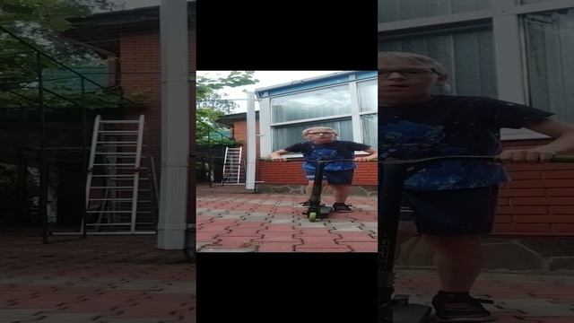 Самые лëгкие трюки на самокате