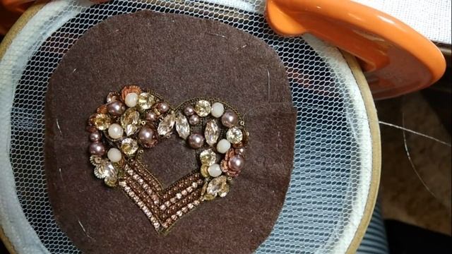 Сердце ангела - подвеска или кулон своими руками из пайеток и цирконов, МК 2 часть. смотреть онлайн