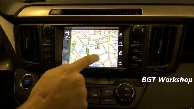 Toyota RAV 4 - дополнительная Android система на штатному мониторе смотреть онлайн
