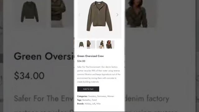 Styler - Modern WooCommerce WordPress Theme Mobile View смотреть онлайн
