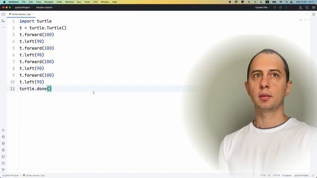 Ваш первый урок программирования: Python + Turtle #1 смотреть онлайн