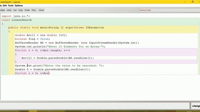 #41 Search Technique in Array: Linear Search Demonstrated through a program (Numbers and String) смотреть онлайн