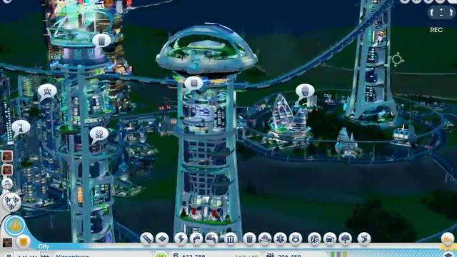 Simcity high tech Academy city смотреть онлайн