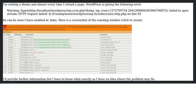 Failed to open stream: HTTP request failed! in wampwwwwordpresswp-includesclass-http.php on line... смотреть онлайн