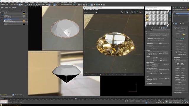 V-Ray | DIAMOND SHADER Photorealistic | Refractive Materials, Dispersion & Abbe, Issues & Solutions смотреть онлайн