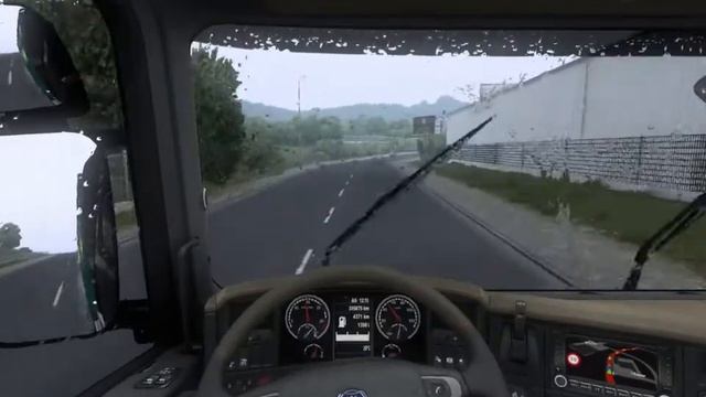 Euro Truck Simulator 2 New Inland Road Delivery Daf Truck смотреть онлайн