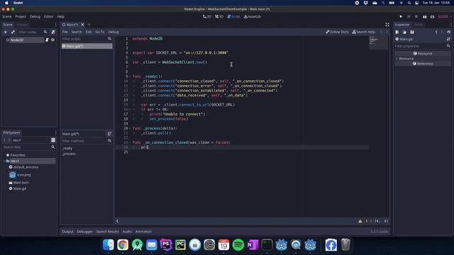 Websockets Godot 3 Tutorial - Ready to use Client Example for your multiplayer game! смотреть онлайн