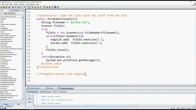 CS 1400 Pirate Speak Part 1 смотреть онлайн