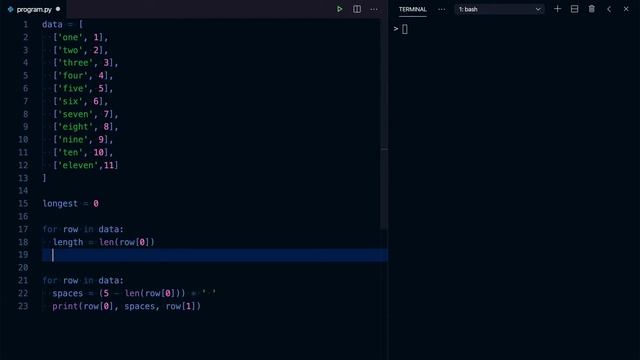 Display Data in Table format (Python tutorial) смотреть онлайн