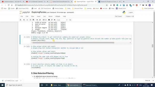 13.4 Useful Methods In Python To Understand Data Better смотреть онлайн