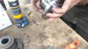 Замена переднего ступичного подшипника polo sedan v