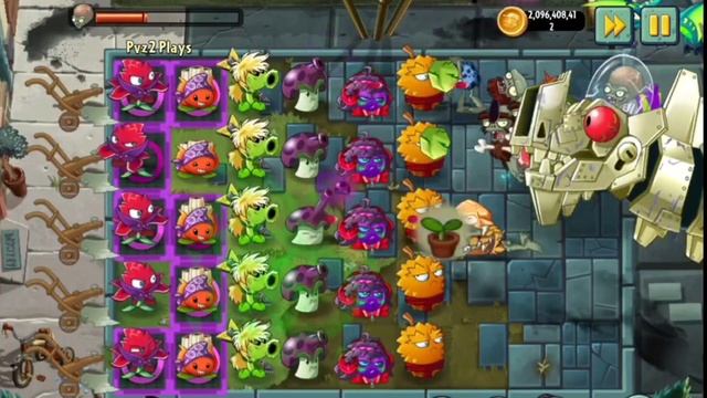 Plants Vs. Zombies 2 - FrontLawnSteamTease & All Zombots 2.0 смотреть онлайн