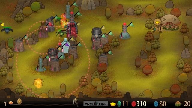 Tiki Island - Medium 5 Gold Rainbow (Hard-core) PixelJunk Monsters Ultimate HD смотреть онлайн