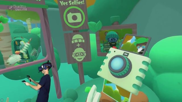 JOB BOT VISITS VACATION ISLAND!  In Vacation Simulator VR