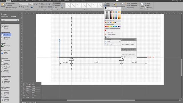Visio - Technische Darstellungen: 2. Statisches System erstellen смотреть онлайн