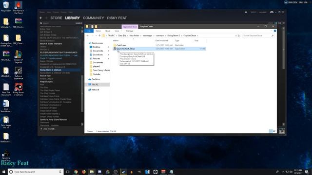 -Tutorial- Rising Storm 2 Vietnam - Launch Error: Easy Anti-Cheat Is Not Installed - Simple Fix! смотреть онлайн