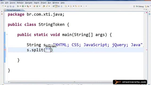 Curso de Java - JSE - 059 - String, Split, Tokens e Delimitadores смотреть онлайн