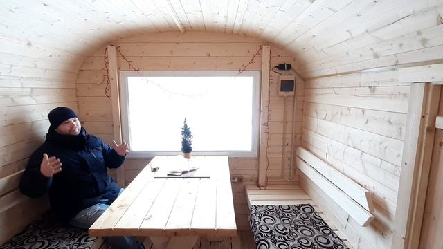 СМОЛА в Бане! Что с этим делать? Баня бочка квадро 6х2.4 метра с панорамным окном в предбаннике смотреть онлайн