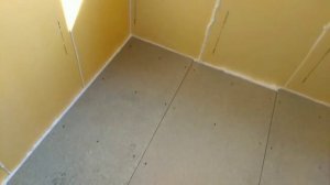 Лоджия Часть 1. Утепление, настил пола и обшивка парапета