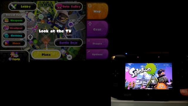 Swap DRC - Swap TV & WiiU Gamepad Screens! - How to Play Splatoon ON YOUR GAMEPAD! смотреть онлайн