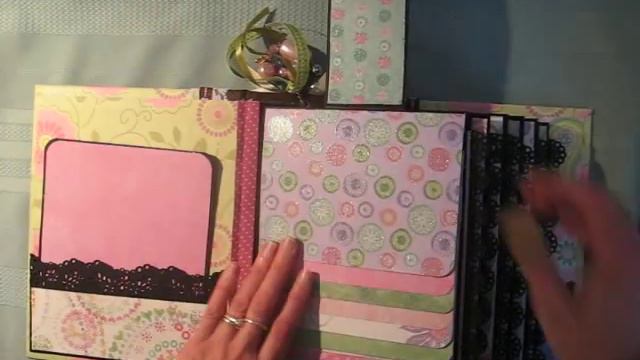 Waterfall Scrapbook Mini Album (Tutorial available) смотреть онлайн
