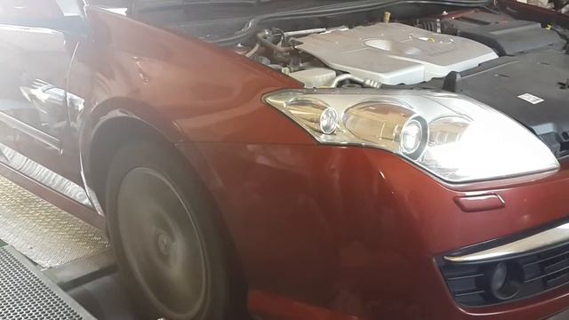 Замер мощности RENAULT Laguna III 2.0 turbo смотреть онлайн