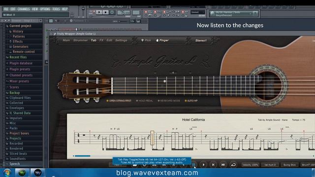 Ample Guitars' Tab Player Tutorial on FL Studio смотреть онлайн