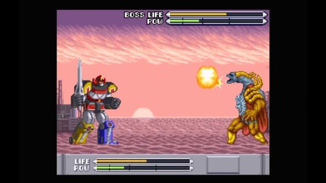 Super Nintendo (Snes) 16-bit Mighty Morphin Power Rangers The Movie Area 6