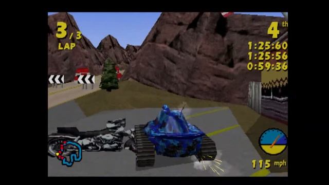 Tank Racer - PS1 Gameplay смотреть онлайн
