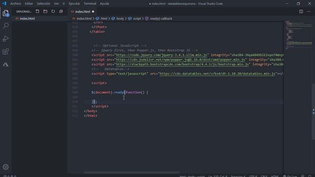 Datatables - Responsive смотреть онлайн
