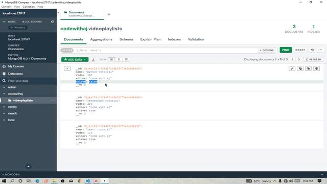 Delete Document || Mongoose || MongoDB смотреть онлайн