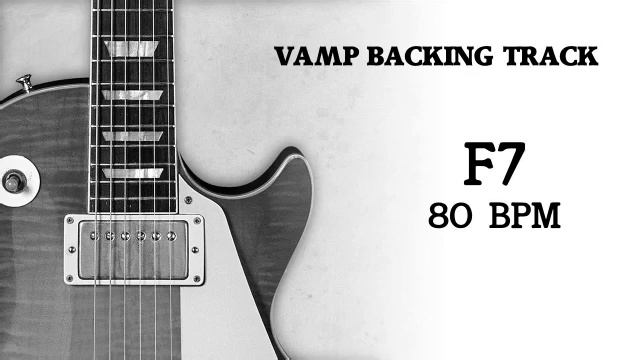 F7 Vamp Backing Track (Blues) 80 Bpm смотреть онлайн
