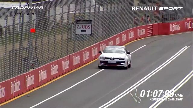 Renault Megane RS Trophy-R takes on Albert Park смотреть онлайн