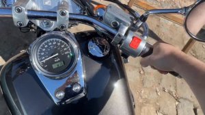 Honda Shadow Spirit VT750 sound stock