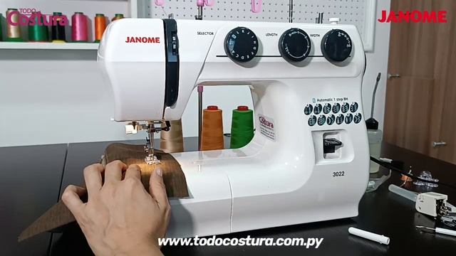 Capacitación y Funciones Máquina de Coser Janome 3022 Todo Costura SA - Paraguay смотреть онлайн
