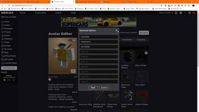 How to Use the Advanced Avatar Option in Roblox смотреть онлайн