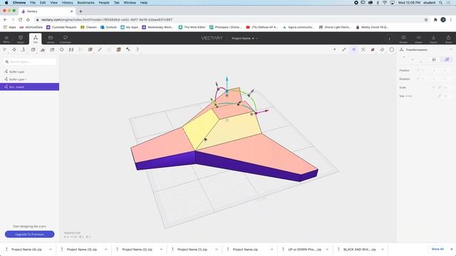 Modeling a Spaceship in Vectary смотреть онлайн