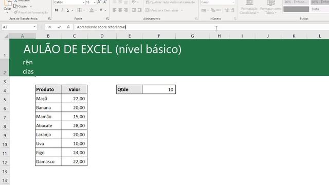 AULÃO DE EXCEL 2023 | Nível Básico 01 | Curso de Excel смотреть онлайн